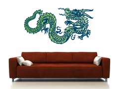 китайский дракон 58х110см