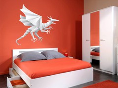 дракон-оригами 58х54см